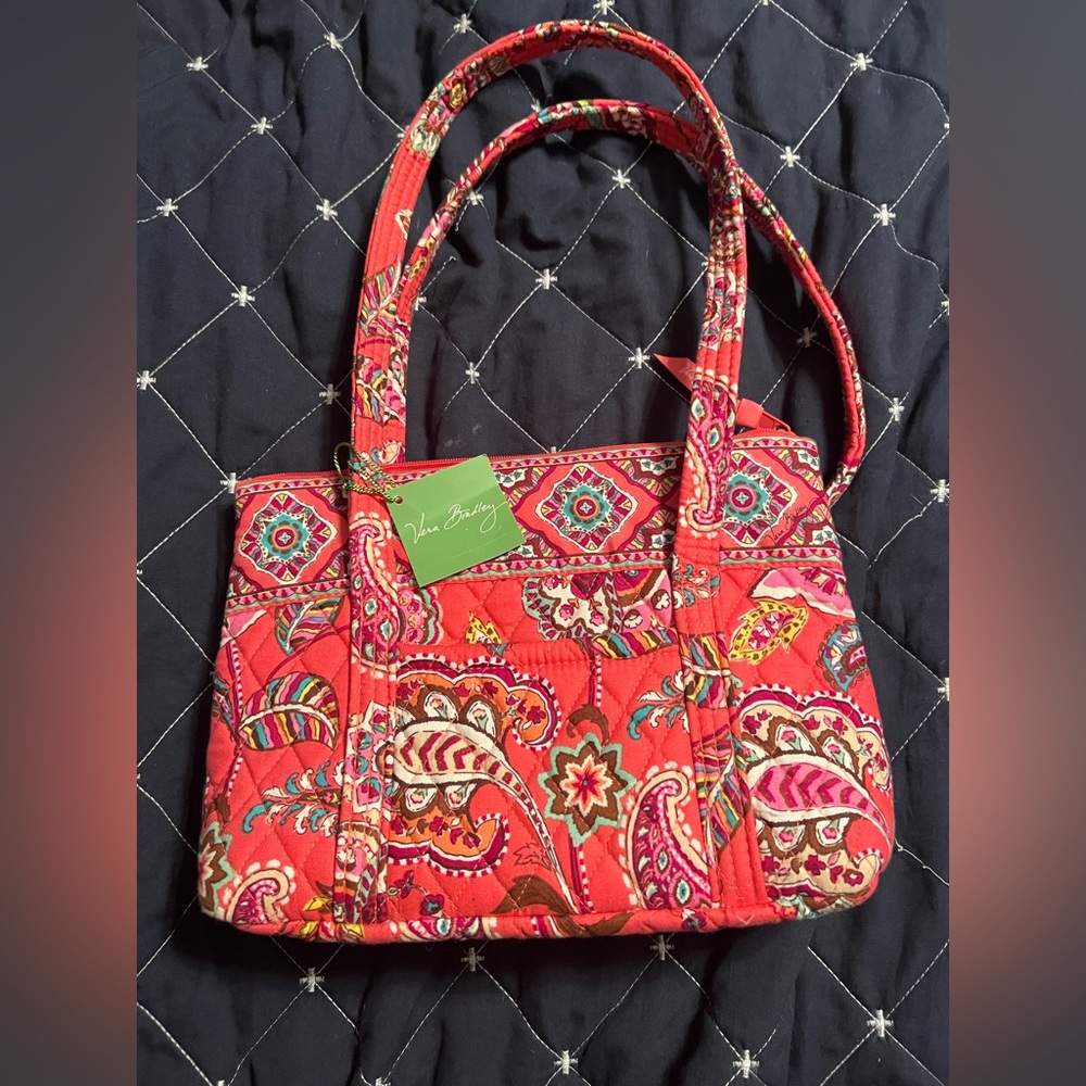 Brand new with tags. Vera Bradley purse. Little Betsy call me coral.